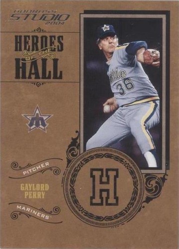2004 Donruss Studio - Gaylord Perry #HH-3