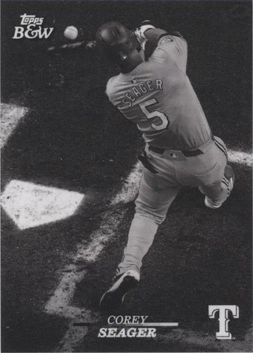2024 Topps Black & White - Corey Seager #28