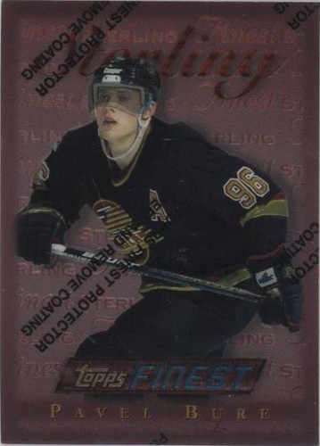 1995-96 Topps Finest - Pavel Bure #75
