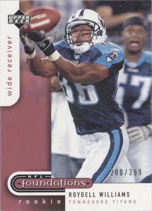 2005 Upper Deck NFL Foundations Roydell Williams #175