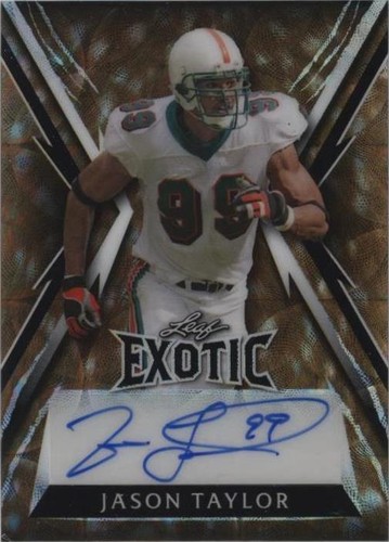 2023 Leaf Exotic Jason Taylor #BA-JT1
