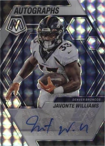 2023 Panini Mosaic Javonte Williams #AH-JW