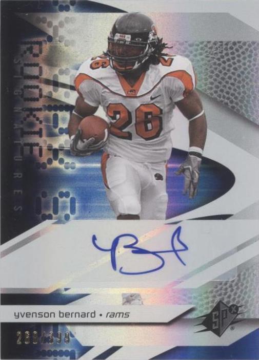 2008 SPx Yvenson Bernard #186