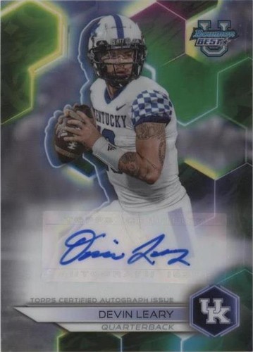 2023 Bowman's Best University Devin Leary #BOA-DL
