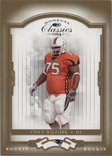 2004 Donruss Classics Vince Wilfork #219