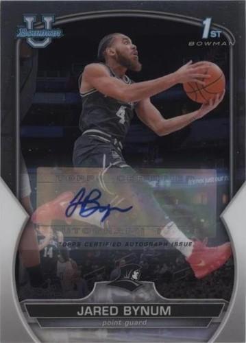 2022-23 Bowman University Chrome - Jared Bynum #23