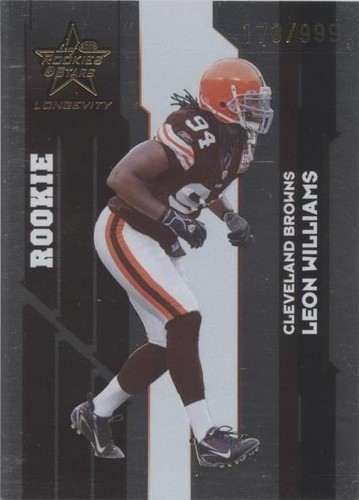 2006 Leaf Rookies & Stars Longevity Leon Williams #141