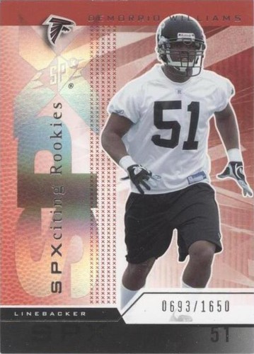2004 SPx Demorrio Williams #134