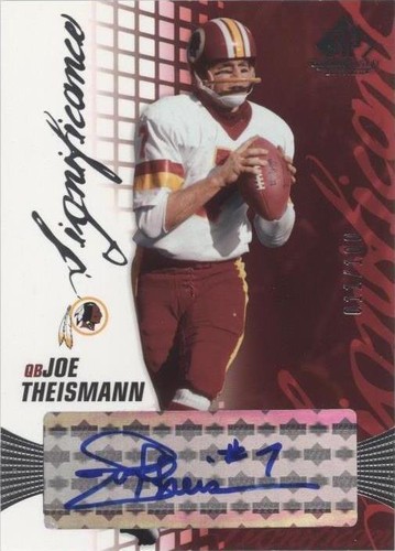 2004 SP Game Used Edition Joe Theismann #SIG-JT