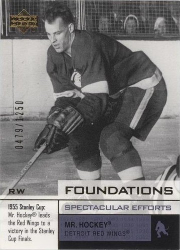 2002-03 Upper Deck Foundations - Gordie Howe #102