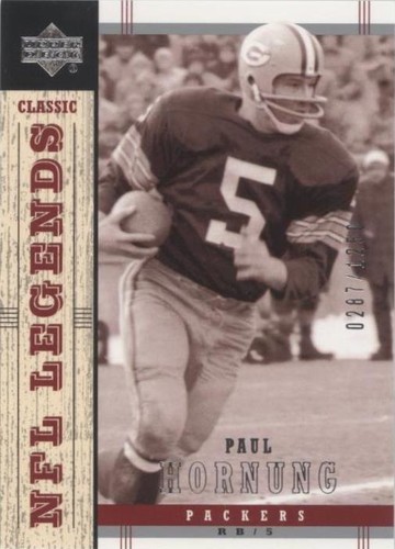2004 Upper Deck NFL Legends Paul Hornung #100