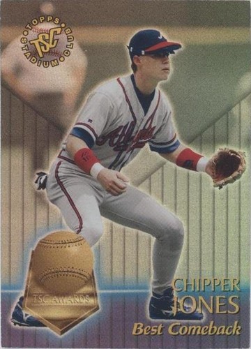 1996 Topps Stadium Club - Chipper Jones #8