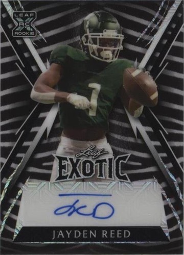 2023 Leaf Exotic Jayden Reed #BA-JR1