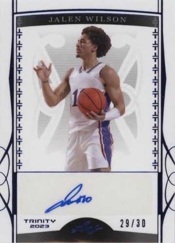 2022-23 Leaf Trinity - Jalen Wilson #BA-JW2