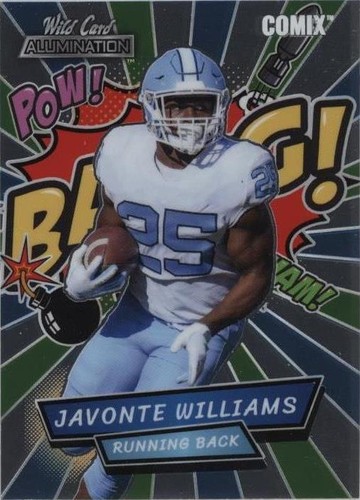 2021 Wild Card Alumination Javonte Williams #AC-11