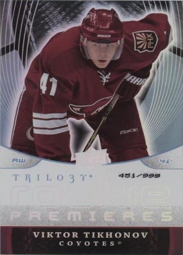 2008-09 Upper Deck Trilogy - Viktor Tikhonov #135