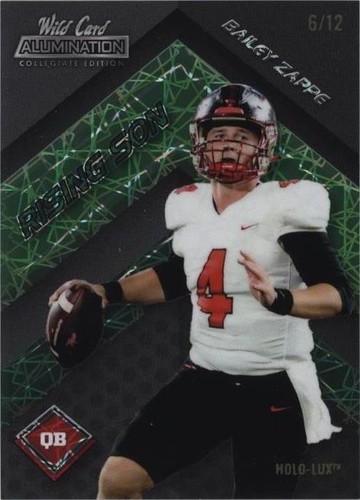 2021 Wild Card Alumination NIL Collegiate Edition Bailey Zappe #ANRS-6