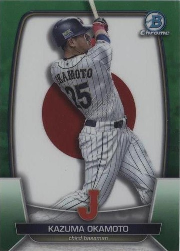 2023 Bowman Chrome - Kazuma Okamoto #WBC-54