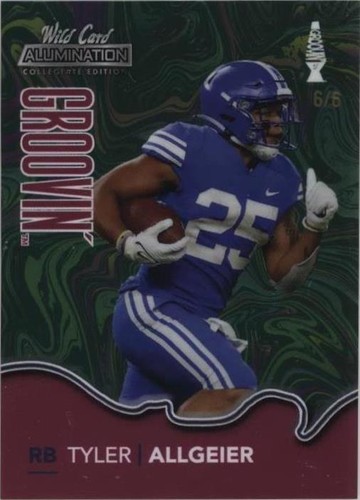 2021 Wild Card Alumination NIL Collegiate Edition Tyler Allgeier #NGG-14