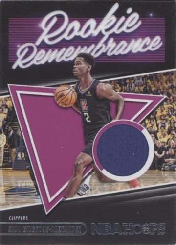 SHAI GILGEOUS-ALEXANDER 2023 NBA All Stars Gold Foil Game Card OKC