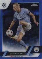 2022-23 Topps Chrome Sapphire Edition UEFA Club Competitions Erling Haaland #99