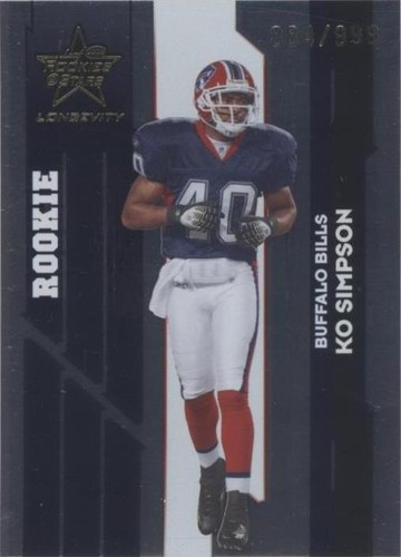 2006 Leaf Rookies & Stars Longevity Ko Simpson #184