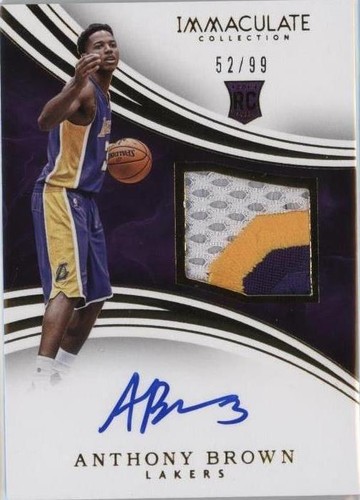 2015-16 Panini Immaculate Collection - Anthony Brown #146