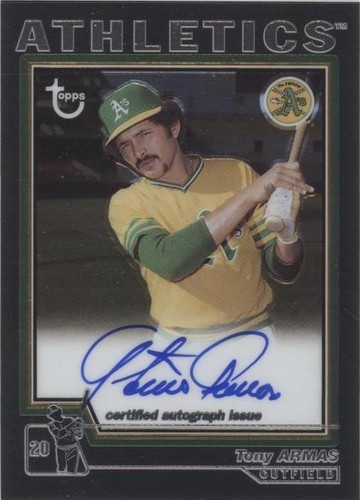 2004 Topps Retired Signature Edition - Tony Armas #TA-TA