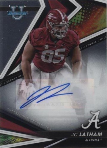 2022-23 Bowman's Best University J.C. Latham #BA-JL