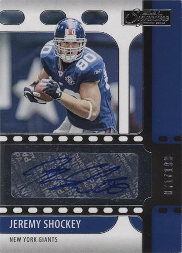 2021 Panini Chronicles Jeremy Shockey #SS-JSH