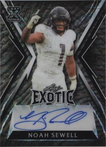 2023 Leaf Exotic Noah Sewell #BA-NS1