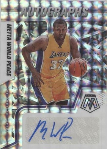 2021-22 Panini Mosaic - Metta World Peace #AM-MWP