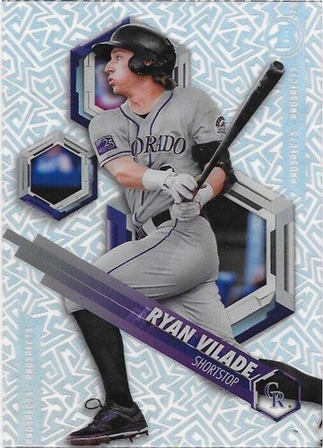 2018 Bowman High Tek - Ryan Vilade #PHT-RV