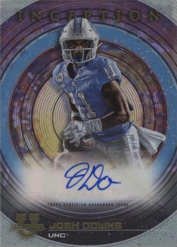 2022-23 Bowman Inception University Josh Downs #BIA-JDS