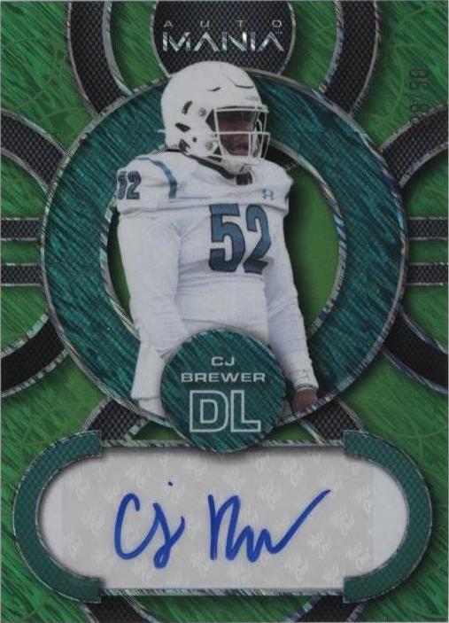 2022 Wild Card Auto Mania Retail CJ Brewer #AM-C24