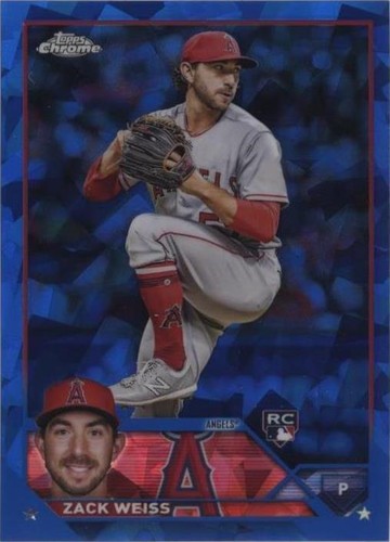 2023 Topps Chrome Update Series Sapphire Edition - Zack Weiss #USCS196