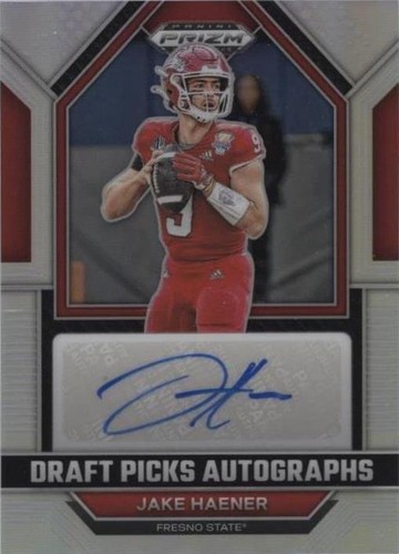 2023 Panini Prizm Draft Picks Jake Haener #DPA-JAH