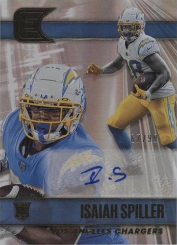 2022 Panini Chronicles Isaiah Spiller #ESS-ISS