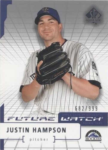 2004 SP Authentic - Justin Hampson #116
