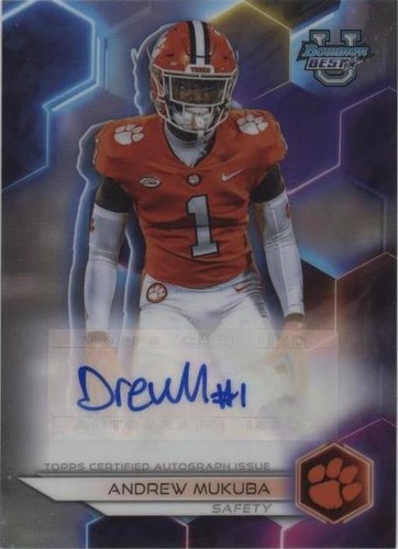 2023 Bowman's Best University Andrew Mukuba #BOA-AM