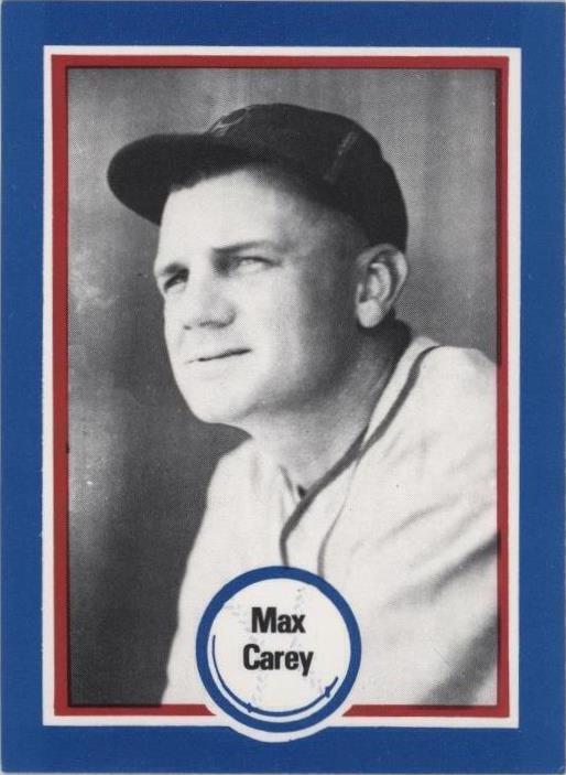 1976 Shakey's Baseball's Hall of Fame - Max Carey #85