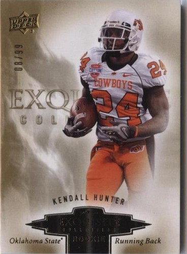 2010 Upper Deck Exquisite Collection Kendall Hunter #ER-KH
