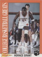 1991-92 Kellogg's College Basketball Greats - Horace Grant #4