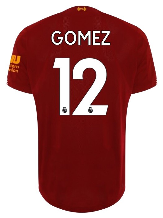 Trikot New Balance FC Liverpool 2019-2020 Home PL - Gomez 12 [128 bis XXXL]