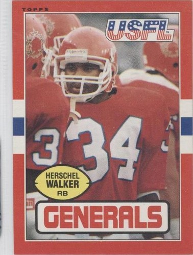 1985 Topps USFL Herschel Walker #86