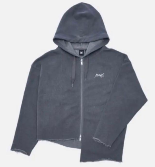 魅了 Artist JUNGKOOK BTS Made Black Parka HOODY ZIP-UP Collection K-POP・アジア