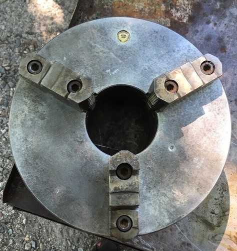 BISON 12” 3 Jaw Self Centering Manual Scroll Chuck D1-8 Mount Metal Lathe 7729