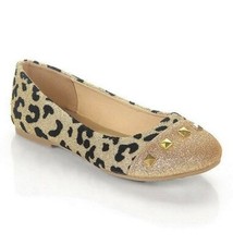 giraffe print flats