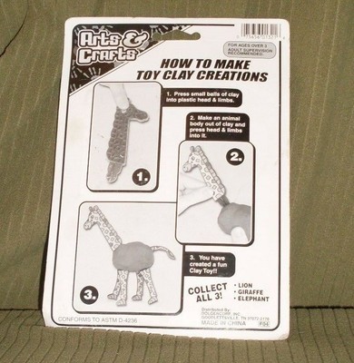 Vintage JARU JA-RU Toy Clay Kit New Sealed