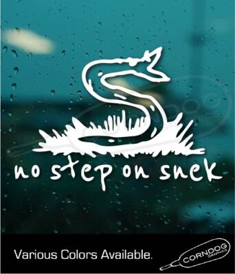No Step on Snek VINYL STICKER DECAL 2A FREEDOM DON'T TREAD ON ME GADSDEN FLAG